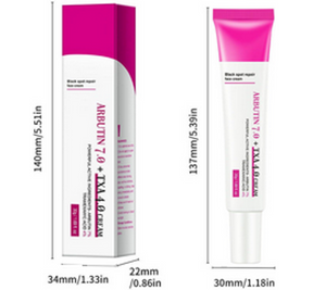 Crema facial iluminadora con Arbutina